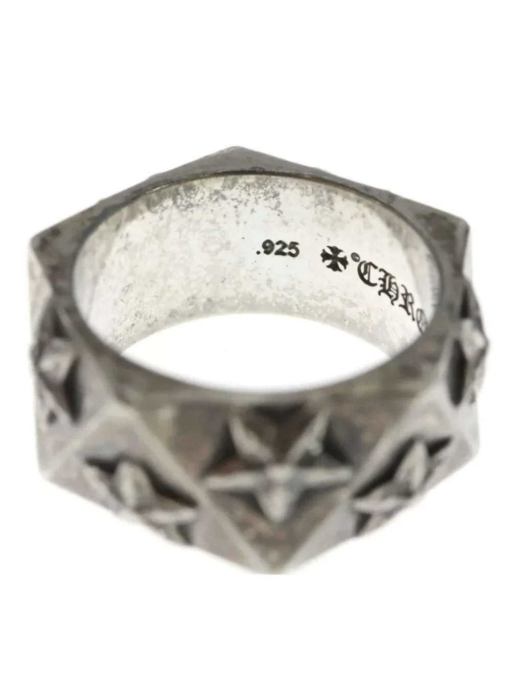 Chrome Hearts Pentagon Star Silver Ring
